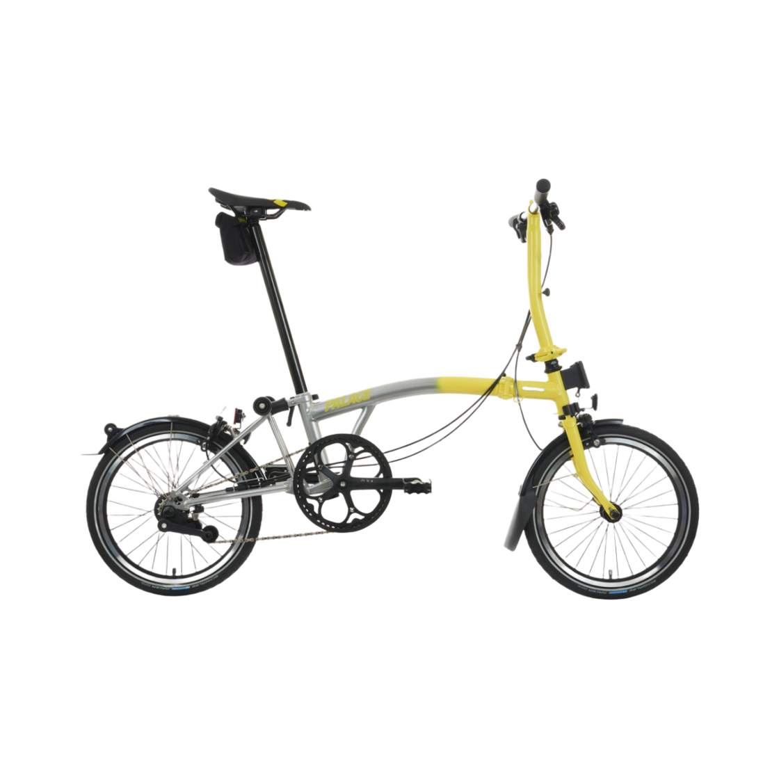 브롬톤 x 팔라스 C 라인 어반 2 스피드 글로우스틱 옐로우(Brompton x Palace C Line Urban 2 Speed Glowstick Yellow)