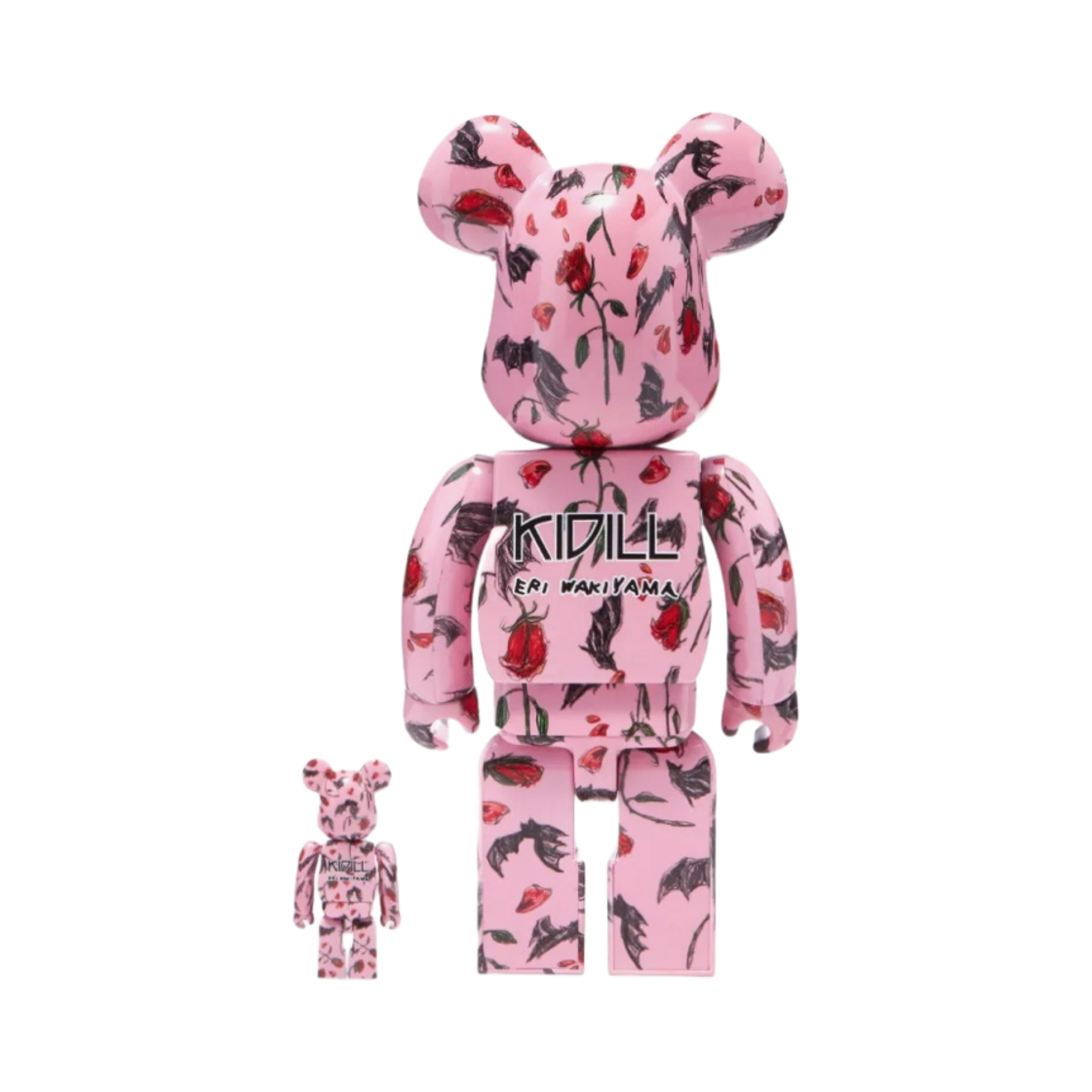 베어브릭 키딜 x 에리 와키야마 100% & 400% 세트 핑크(Bearbrick Kidill x Eri Wakiyama 100% & 400% Set Pink) - 2