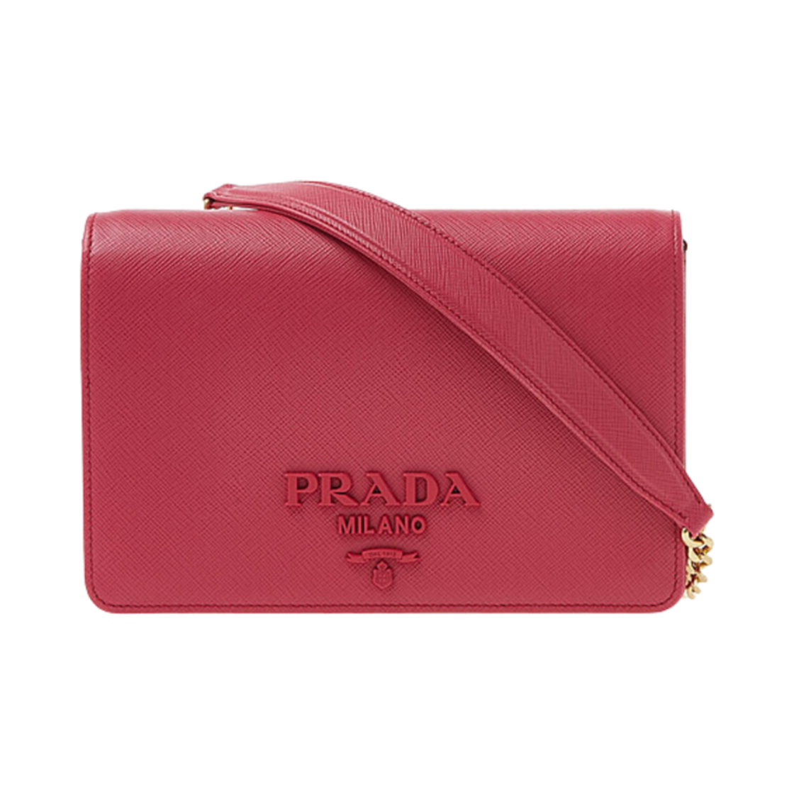 프라다 사피아노 레더 숄더백 뱀부 코르크 베이지 Prada KREAM