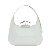 Alexander McQueen Jewelled Hobo Bag Ivory