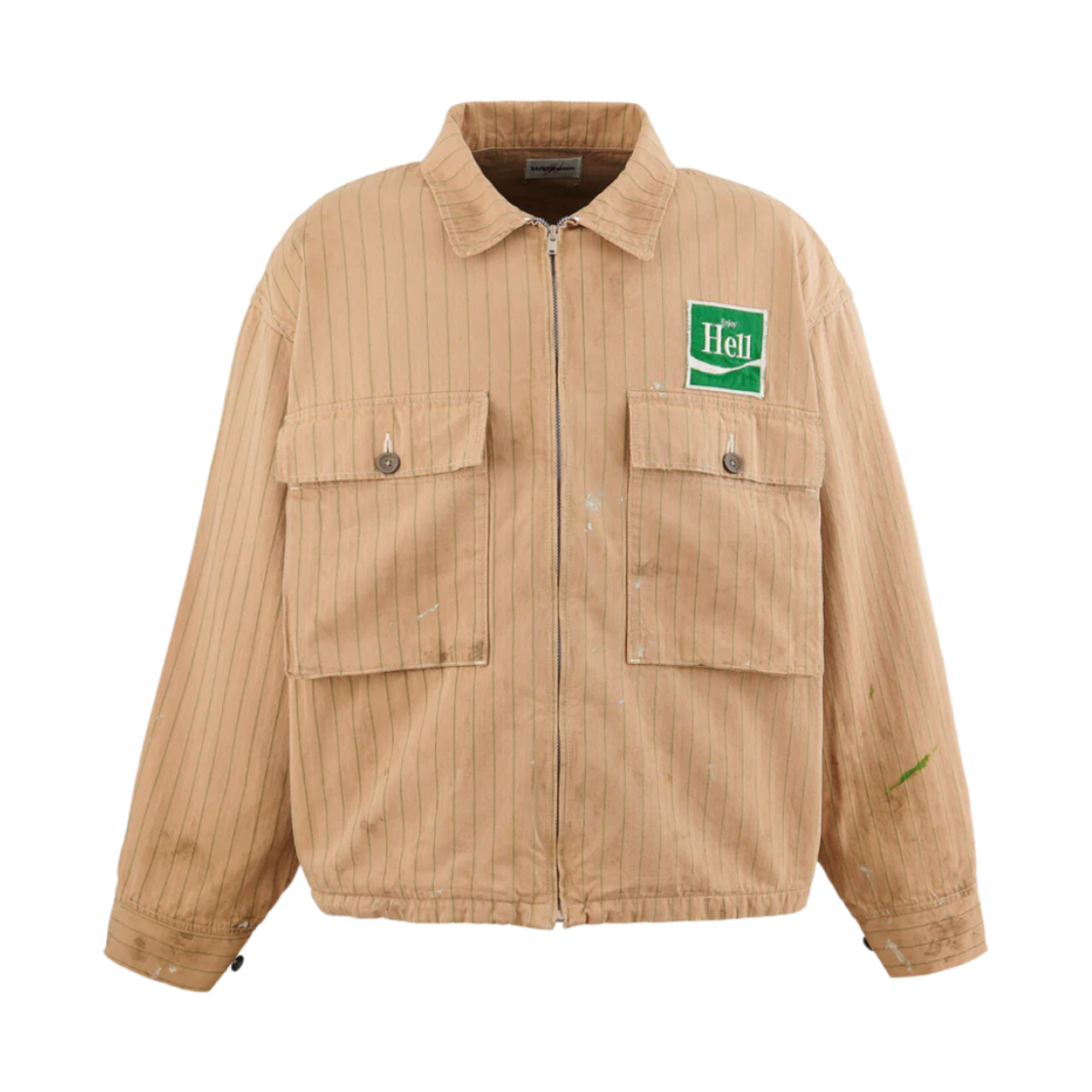 세인트 마이클 x 션 우더스푼 헬 유니폼 자켓 베이지 - 25SS(Saint Mxxxxxx x Sean Wotherspoon Hell Uniform Jacket Beige - 25SS)