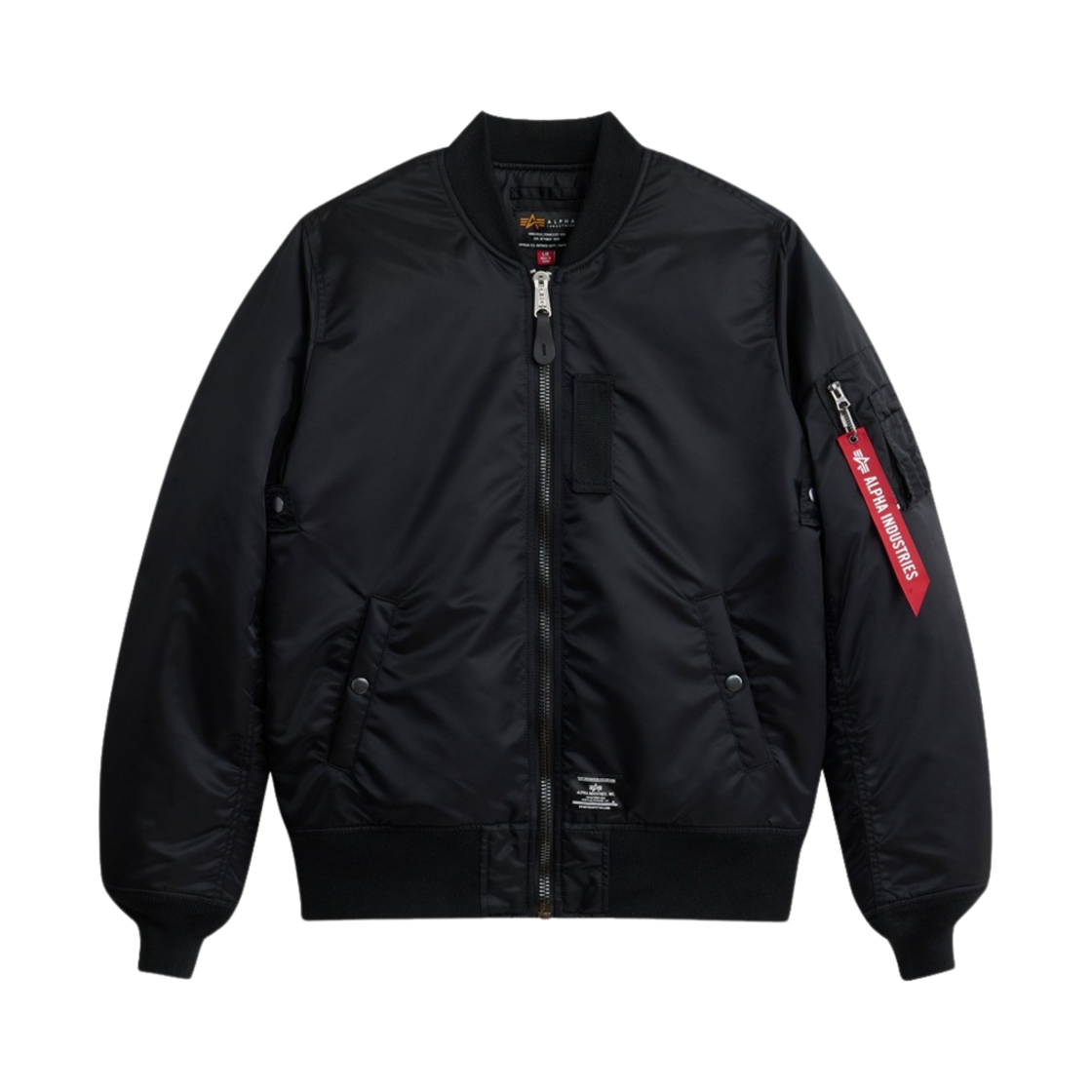 알파 인더스트리 MA-1 모드 플라이트 재킷 블랙(ALPHA INDUSTRIES MA-1 Mod Flight Jacket Black)