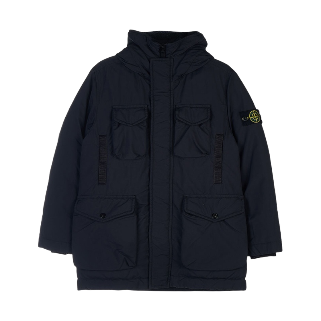 (키즈) 스톤 아일랜드 41136 후드 자켓 다크 그레이 - 22FW