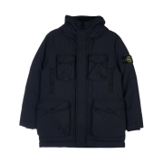 (Kids) Stone Island 41136 Hooded Jacket Dark Grey - 22FW