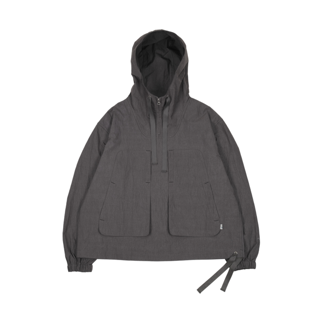 A-022 mmogarden Hoodie Zipup Anorak Charcoal