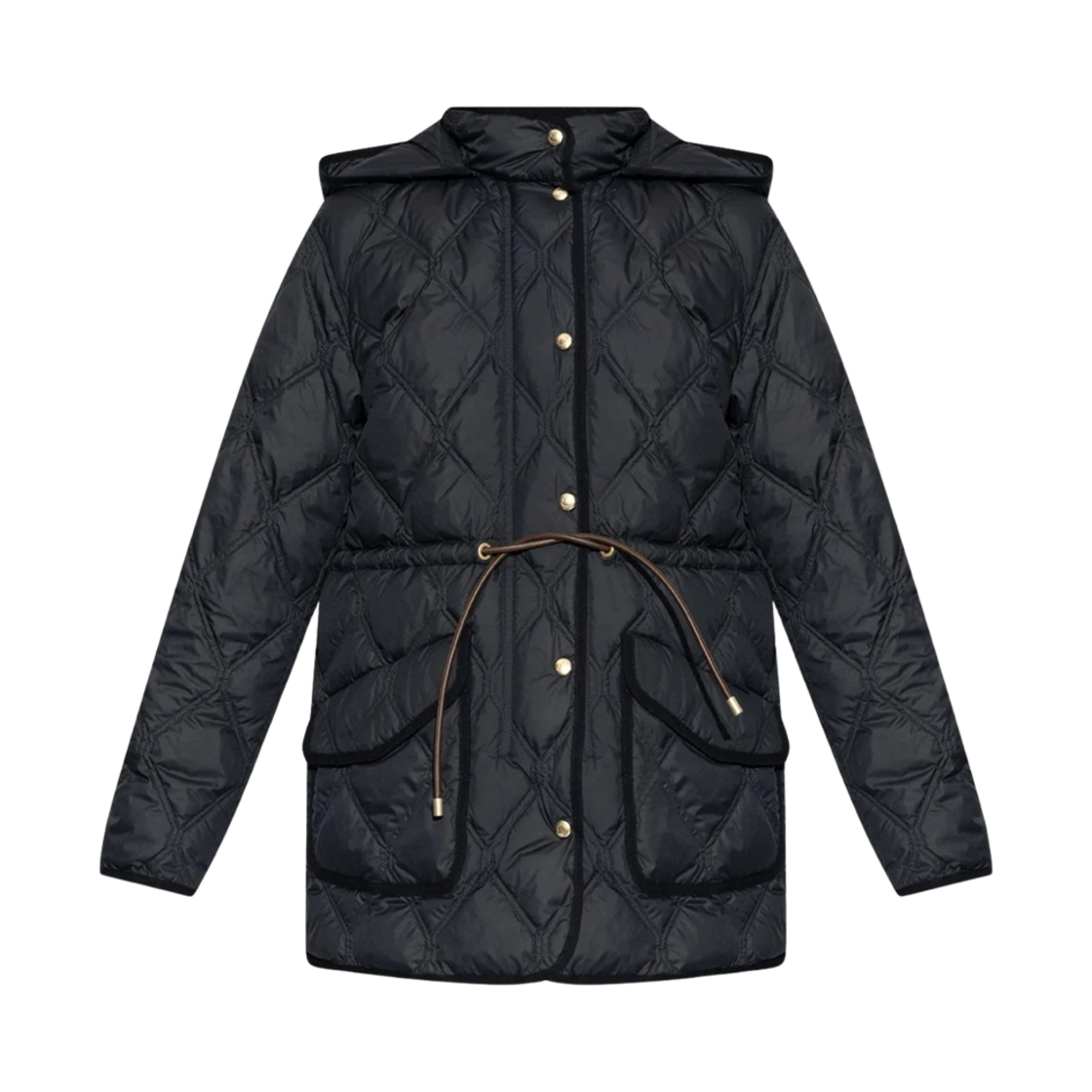 J2-093-1A00053-54AQE-779 (W) Moncler Ars Hooded Jacket Navy Blue - 24FW