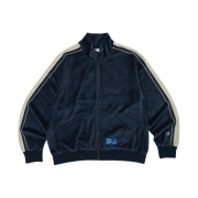 Champion x Thisisneverthat Velour Track Jacket Navy