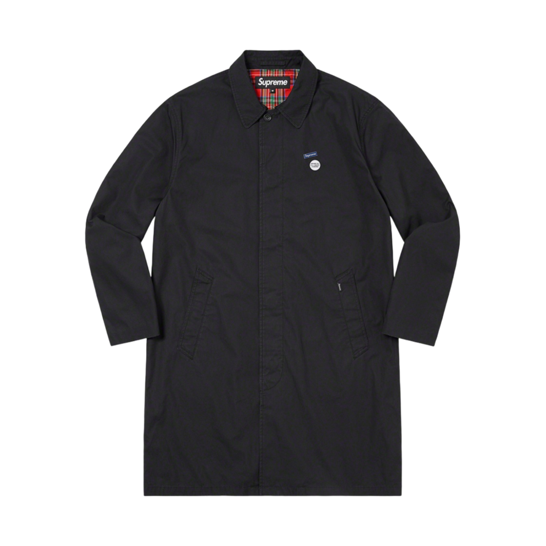 슈프림 필 트렌치 코트 블랙 - 22FW(Supreme PiL Trench Coat Black - 22FW) - 1