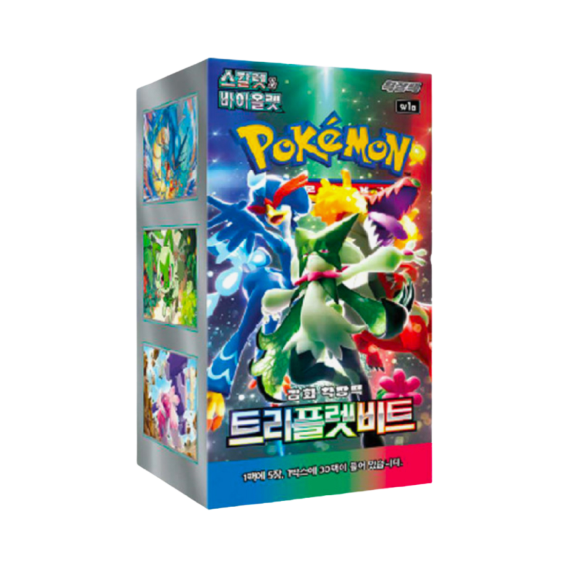 포켓몬 TCG 스칼렛 & 바이올렛 확장팩 트리플렛비트 박스 (30팩/한글판)(Pokemon TCG Scarlet & Violet Expansion Pack Tripletbeat Box (Pack of 30/Korean Ver.))