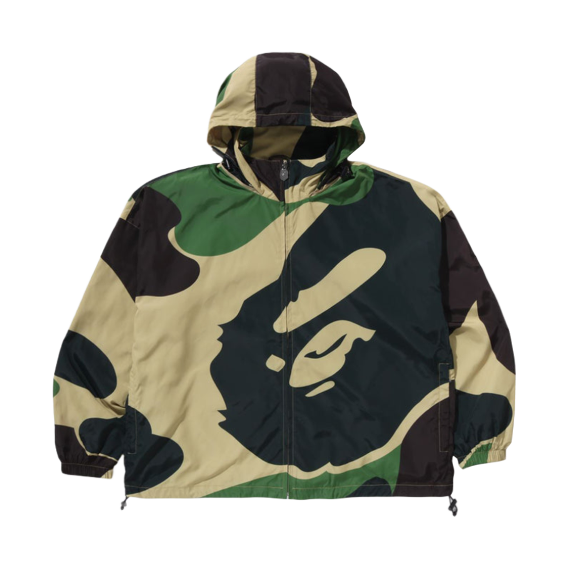 - BAPE ABC Camo Hooded Jacket Green
