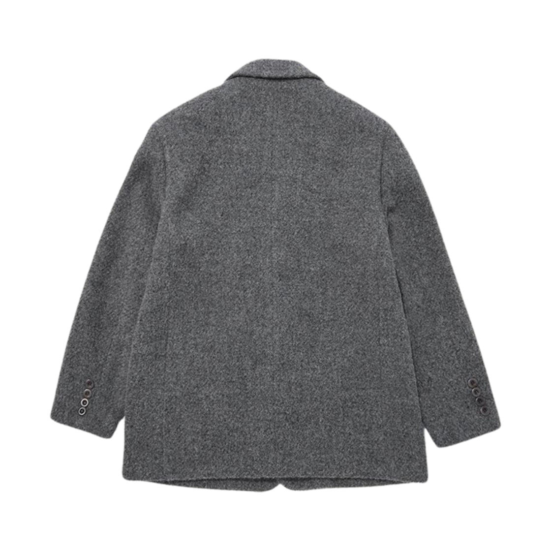 던스트 쓰리 버튼 부클 울 자켓 멜란지 그레이(Dunst 3 Button Boucle Wool Jacket Melange Grey) - 2