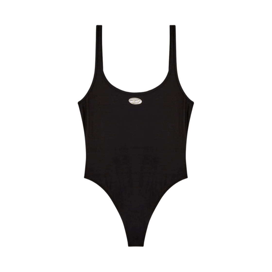 (W) 디젤 Ut-바디-Utlt 컷아웃 로고 스윔수트 블랙