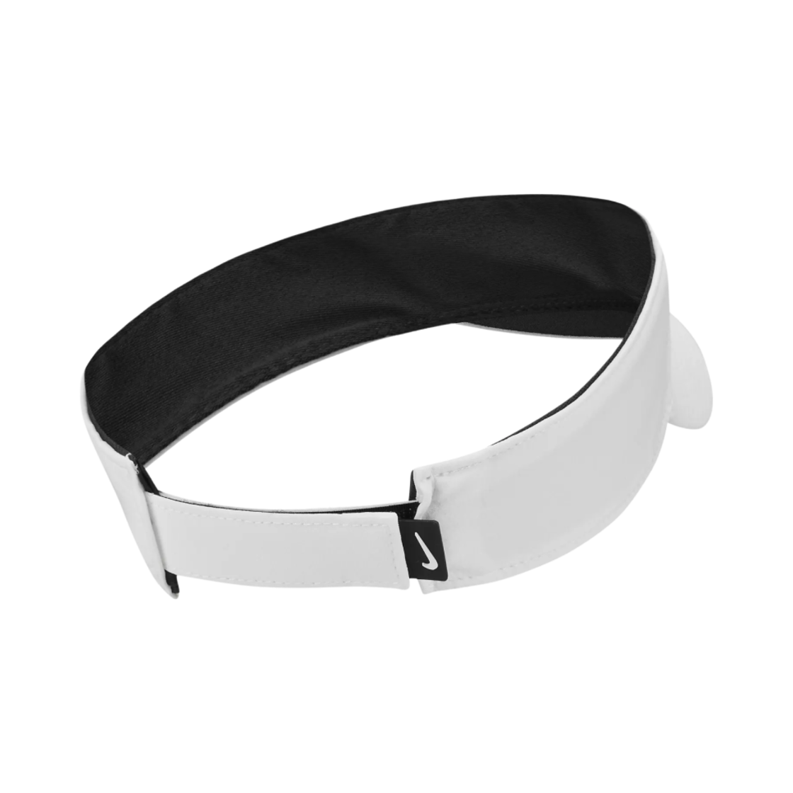 나이키 드라이 핏 에이스 스우시 바이저 화이트 앤트러사이트 블랙(Nike Dri-Fit Ace Swoosh Visor White Anthracite Black) - 2