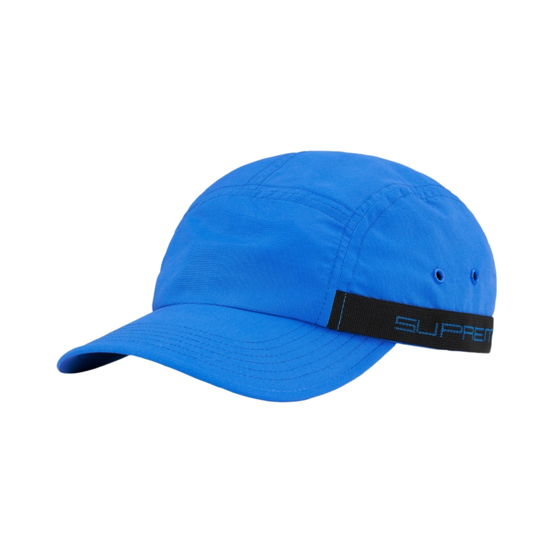 슈프림 스포츠 웨빙 캠프캡 브라이트 블루 - 23SS(Supreme Sport Webbing Camp Cap Bright Blue - 23SS) - 1