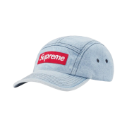 Supreme Denim Camp Cap Washed Blue - 22FW