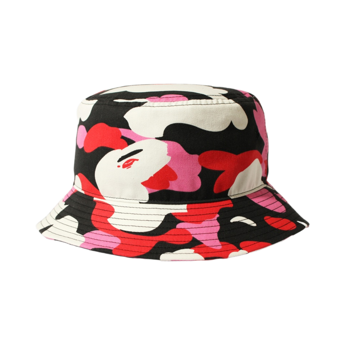 (W) 베이프 x 보그 버킷햇 블랙((W) BAPE X Vogue Bucket Hat Black) - 2