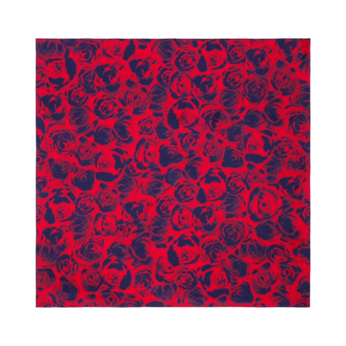 버버리 로즈 프린트 실크 스카프 필러(Burberry Rose Print Silk Scarf Pillar) - 1