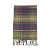 Barbour Galston Tartan Pattern Lambswool Muffler Classic Tartan