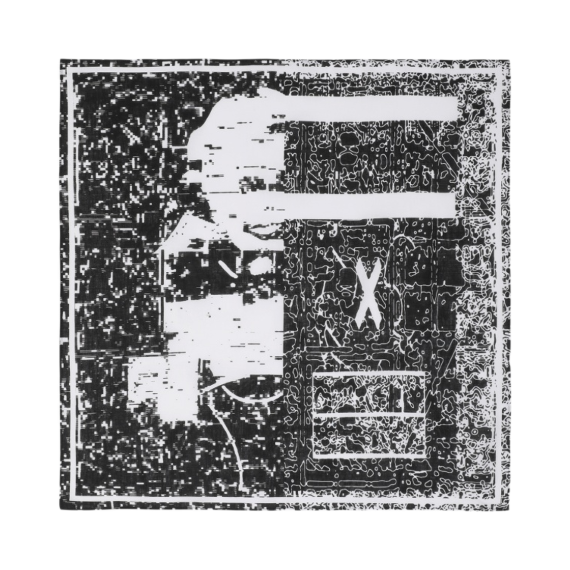 카브엠트 MD 위스퍼 네트워크 스카프 블랙 - 24SS(Cav Empt MD Whisper Network Scarf Black - 24SS)