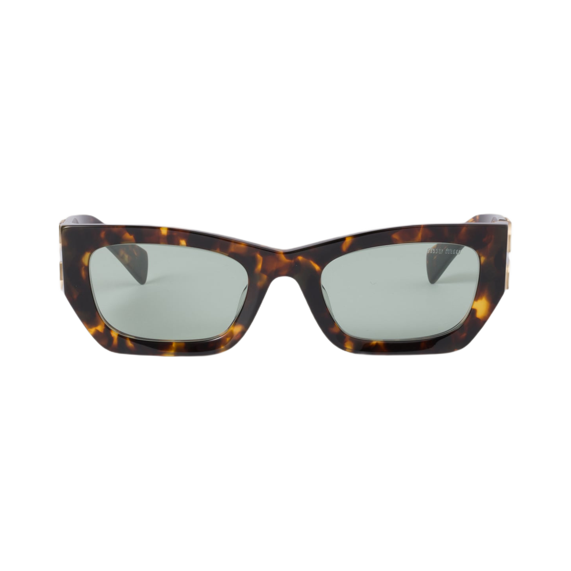 미우 미우 미우 글림스 선글라스 그린 컬러 렌즈(Miu Miu Miu Glimpse Sunglasses Green Color Lens) - 2
