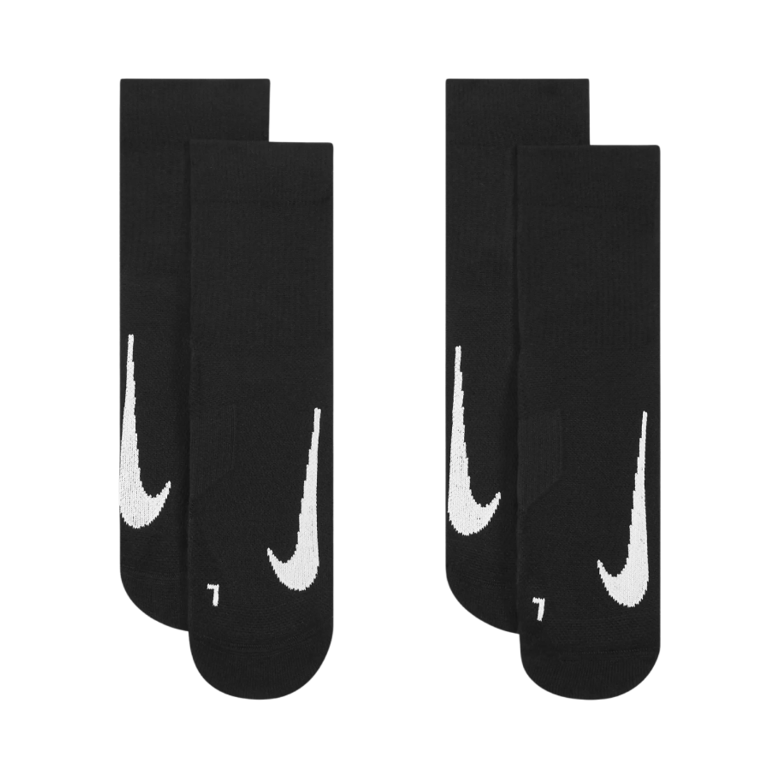 나이키 코트 멀티플라이어 맥스 테니스 앵클 삭스 블랙 (2개입/국내 정식 발매 제품)(Nike Court Multiplier Max Tennis Ankle Socks Black (2 Pack/Korean Ver.)) - 1