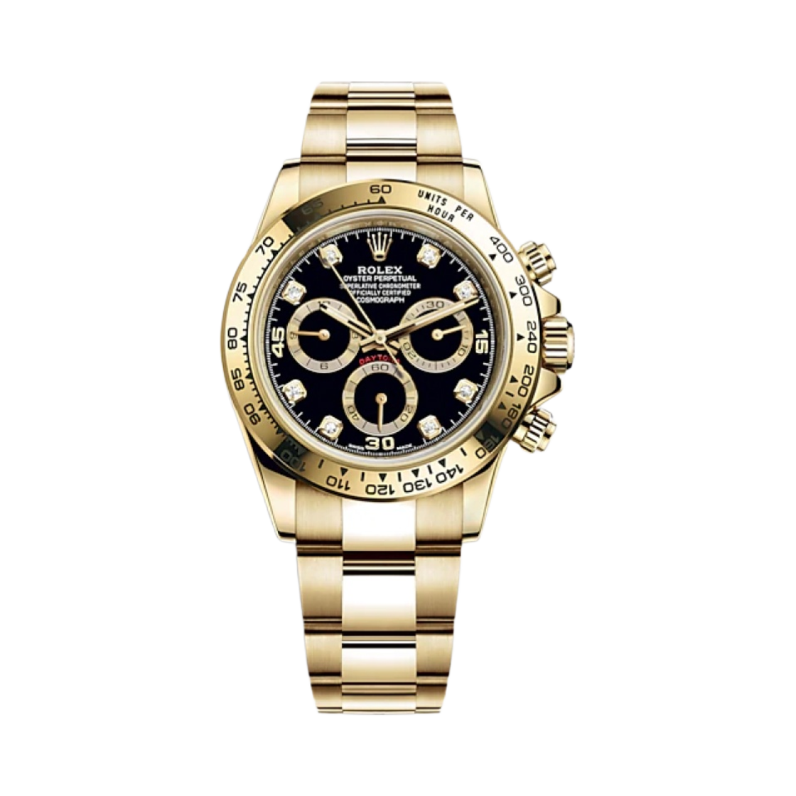 롤렉스 코스모그래프 데이토나 40mm 116508 블랙 다이아 셋팅 오이스터