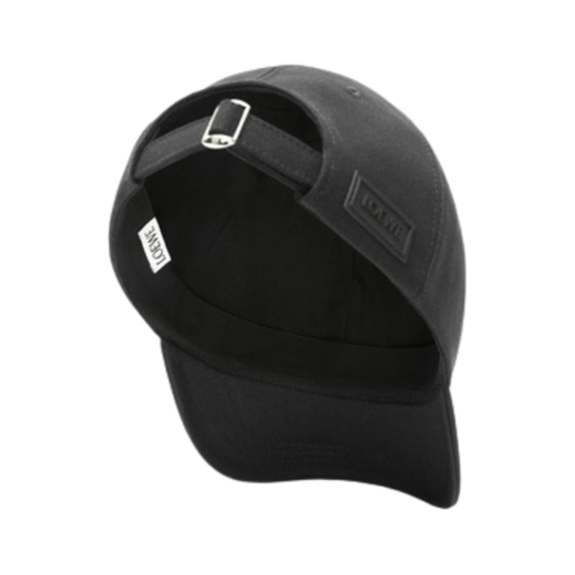 로에베 캔버스 패치 캡 블랙(Loewe Canvas Patch Cap Black) - 3
