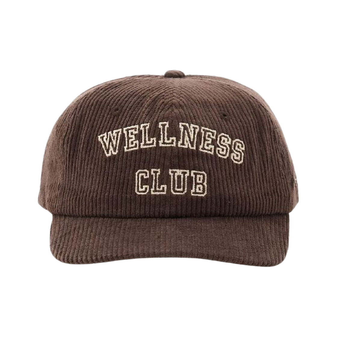 AC761CH Sporty & Rich Wellness Club Corduroy Hat Chocolate