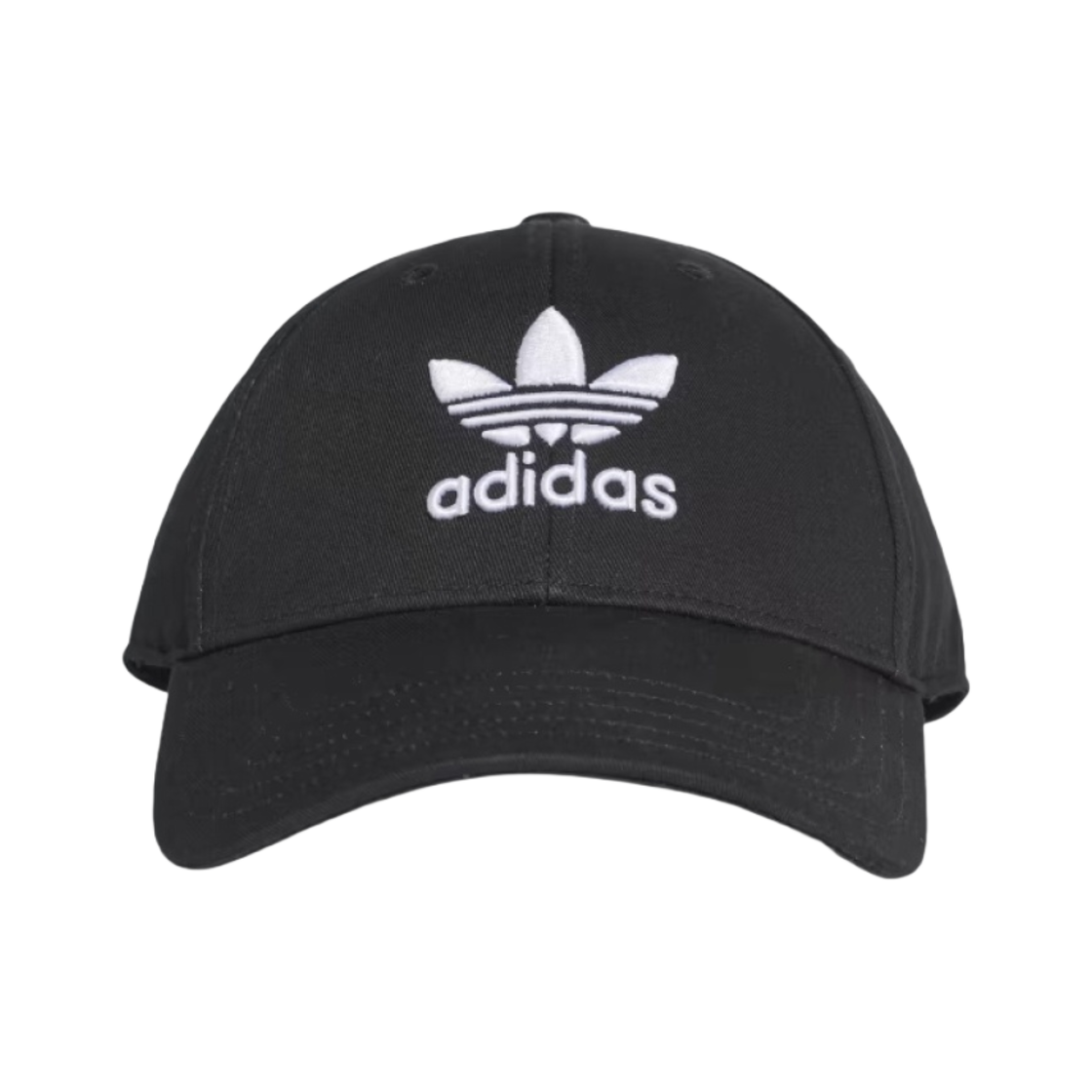 EC3603 Adidas Trefoil Baseball Cap Black White