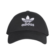 Adidas Trefoil Baseball Cap Black White
