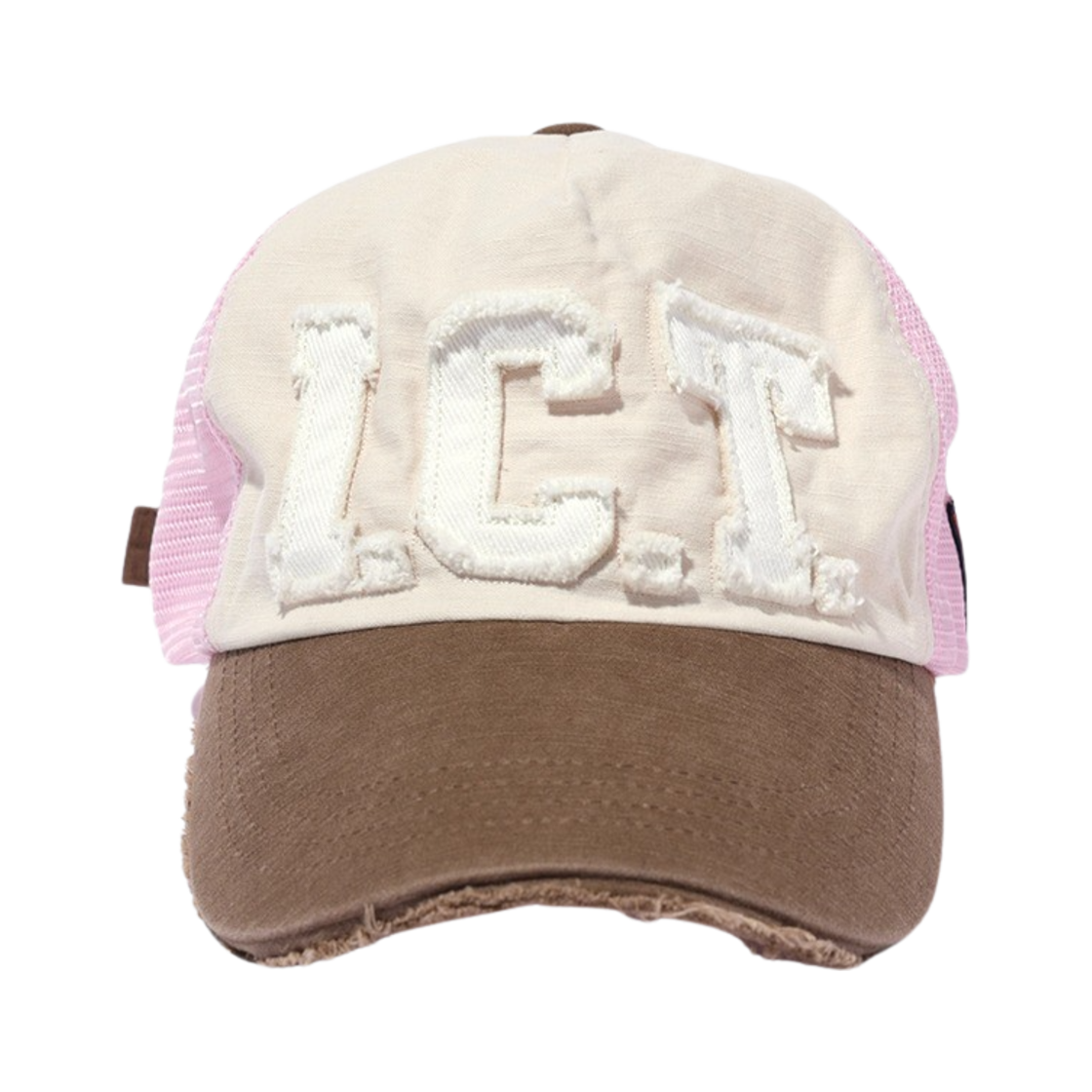 IC232MCR01BC_Re Icyto I.C.T Trucker Cap Ivory Brown