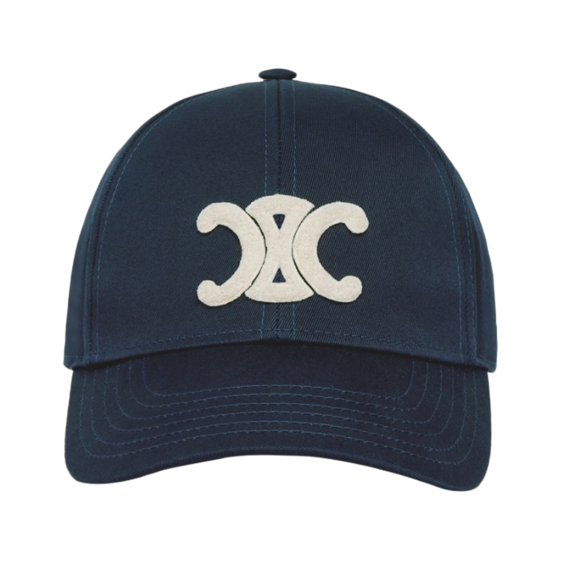 (W) 셀린느 코튼 트리옹프 베이스볼 캡 네이비