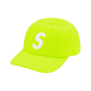 Supreme Boiled Wool S Logo 6-Panel Fluorescent Green - 22FW