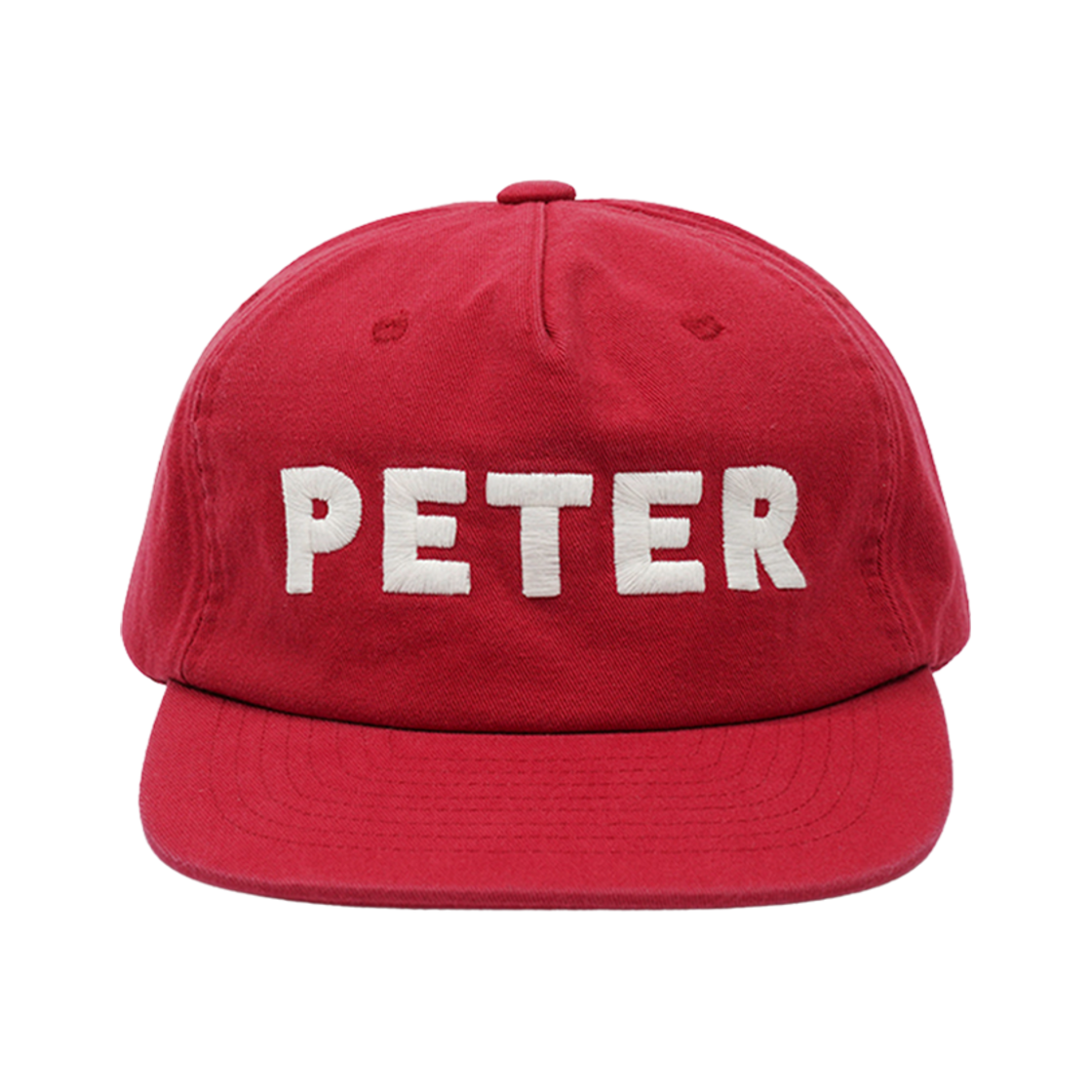 마이 네임 이즈 피터 5 패널 피터 캡 레드(My Name is Peter 5-Panel Peter Cap Red)