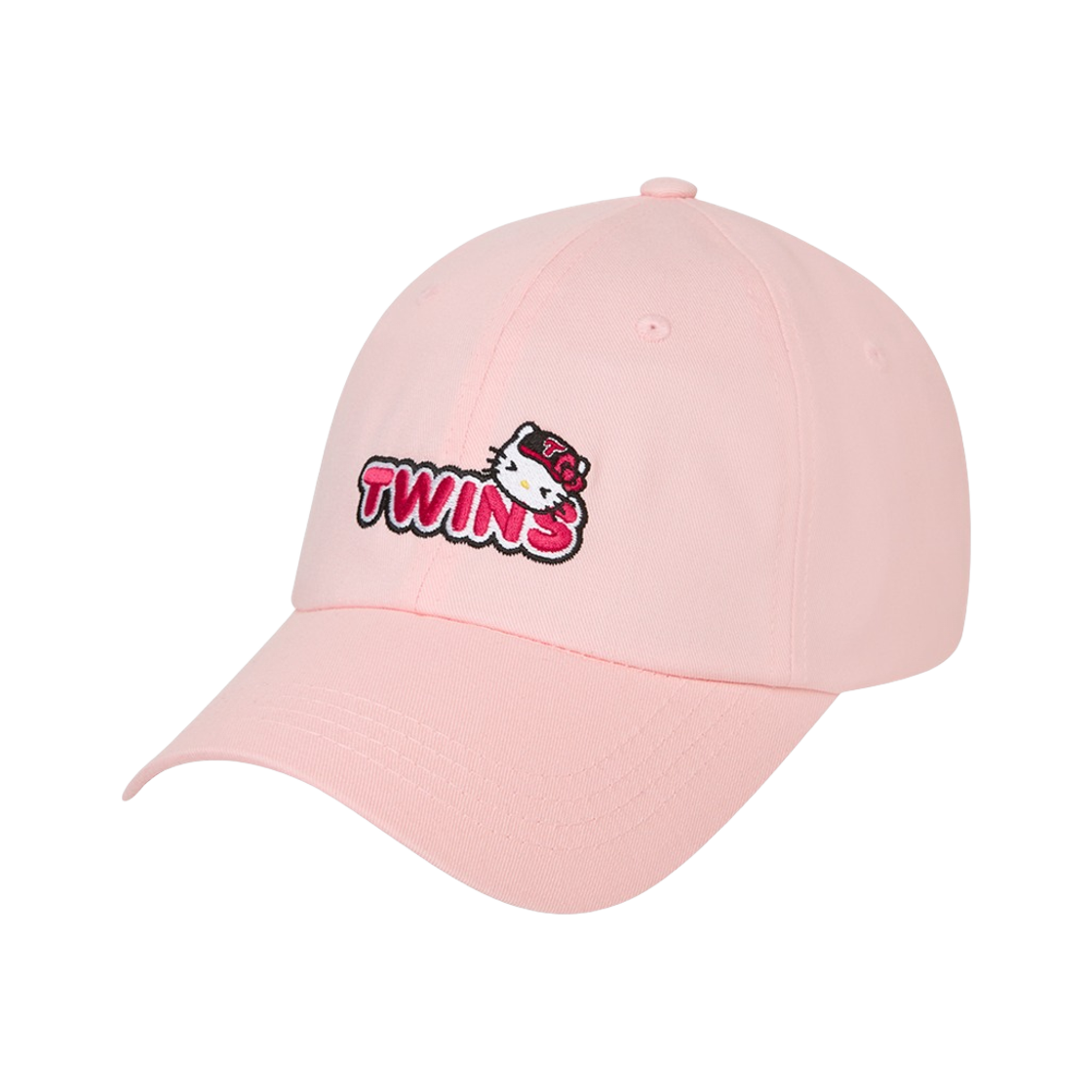 LG 트윈스 x 헬로 키티 패션 볼캡 핑크(LG Twins x Hello Kitty Fashion Ball Cap Pink)