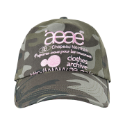 AEAE Web Logo Camo 5 Pannel Cap Green