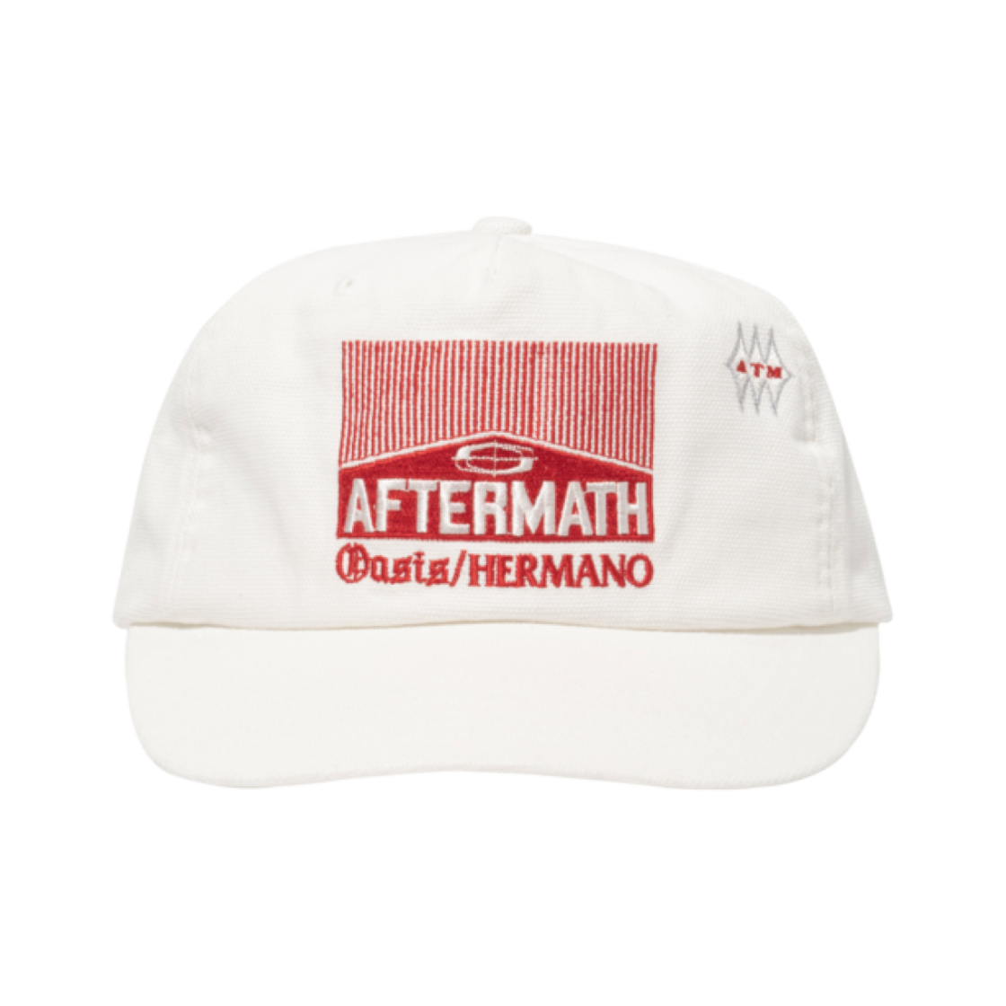 - Aftermath Cigar 5 Panel Ball Cap Off White