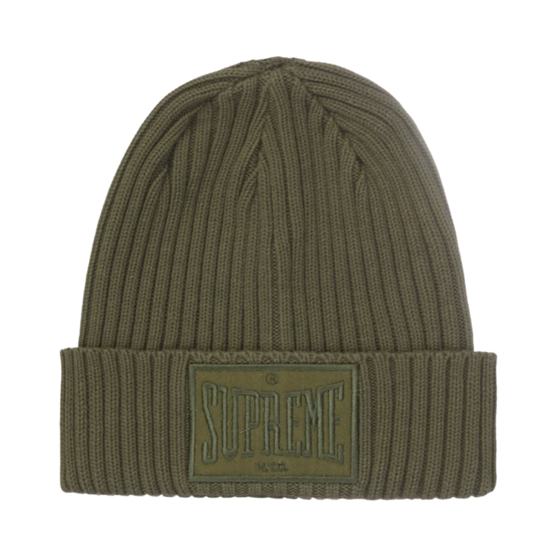 슈프림 오버다이드 패치 비니 올리브 - 22FW(Supreme Overdyed Patch Beanie Olive - 22FW) - 1
