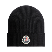 Moncler Wool Beanie Black - 24FW