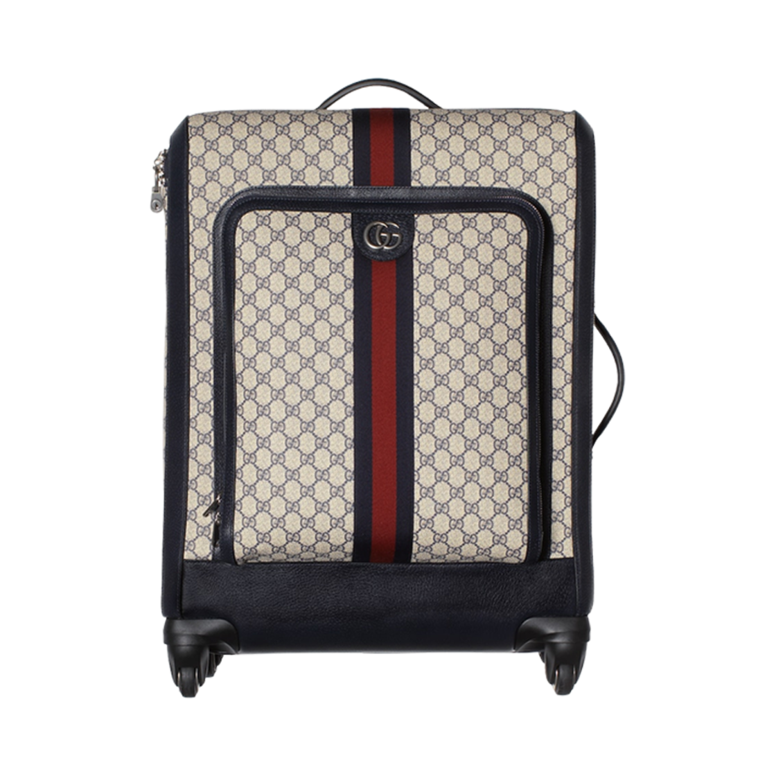 구찌 사보이 미디움 트롤리 베이지 블루 GG 슈프림(Gucci Savoy Medium Trolley Beige Blue GG Supreme) - 1