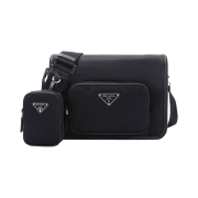 Prada Re-Nylon Shoulder Bag Black
