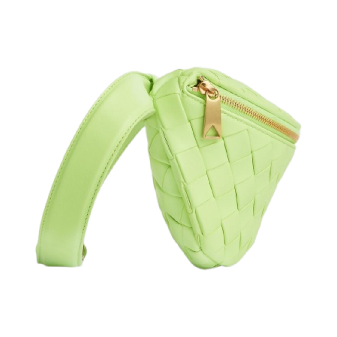 보테가 베네타 패딩 인트레치아토 벨트백 페넬(Bottega Veneta Padded Intrecciato Belt Bag Fennel) - 2