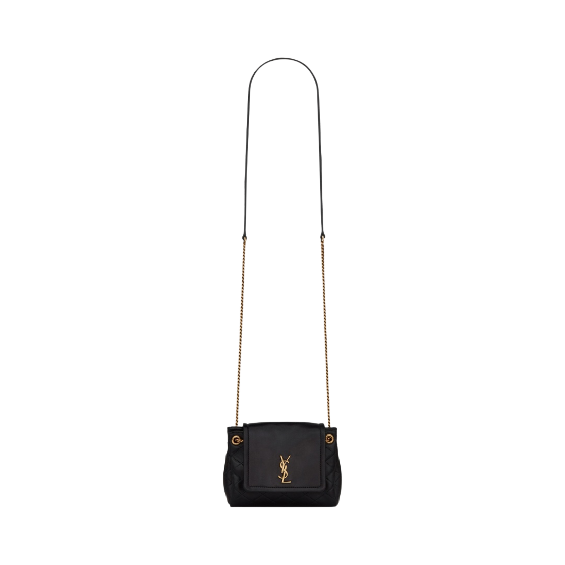 생로랑 램스킨 미니 노리타 블랙(Saint Laurent Mini Nolita in Lambskin Black)
