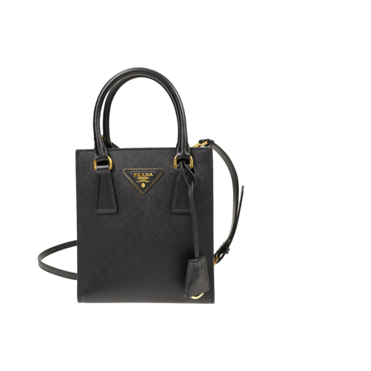 Prada Saffiano Leather Handbag Black