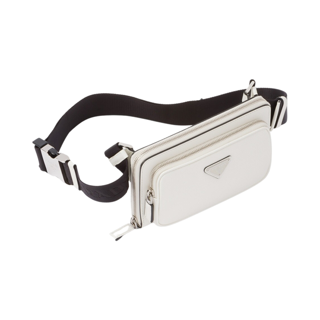 프라다 사피아노 레더 벨트 백 화이트(Prada Saffiano Leather Belt Bag White) - 2