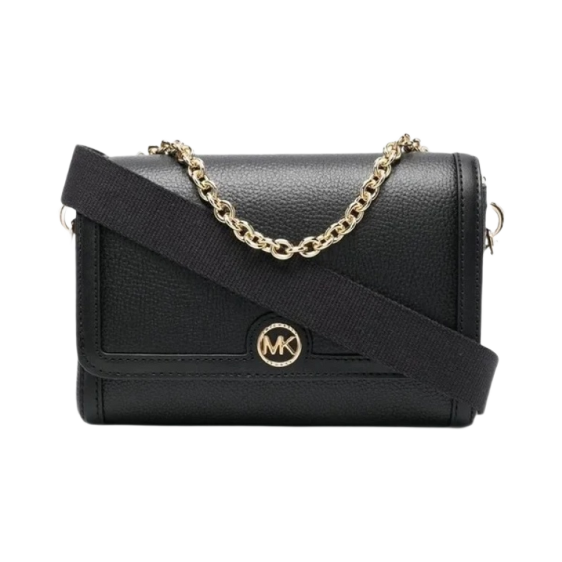 마이클 코어스 프레야 스몰 컨버터블 페블 레더 크로스바디백 블랙(Michael Kors Freya Small Convertible Pebbled Leather Crossbody Bag Black) - 1