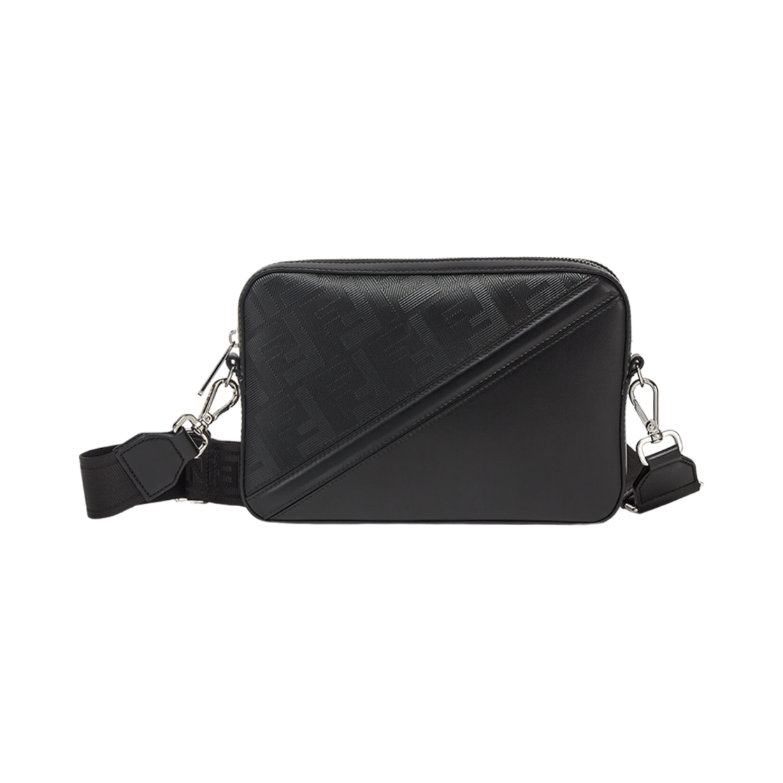 7M0286AQW1F0GXN Fendi Diagonal Camera Case Black