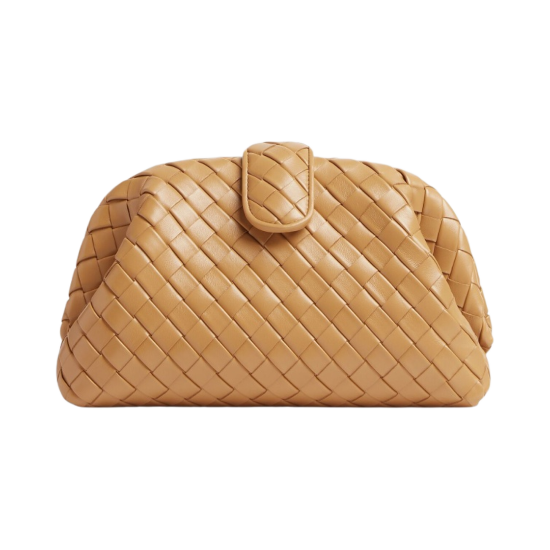 785807V40Z19893 Bottega Veneta Teen Lauren 1980 Clutch with Chain Clutch Dark Praline