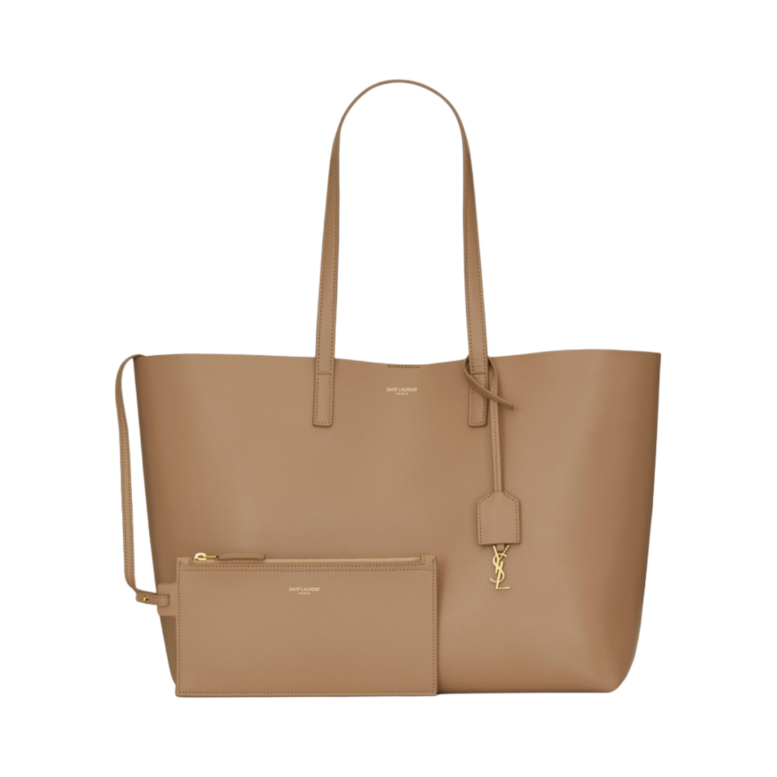 생로랑 서플 레더 이스트/웨스트 쇼핑백 토프(Saint Laurent Shopping Bag East/West in Supple Leather Taupe) - 4