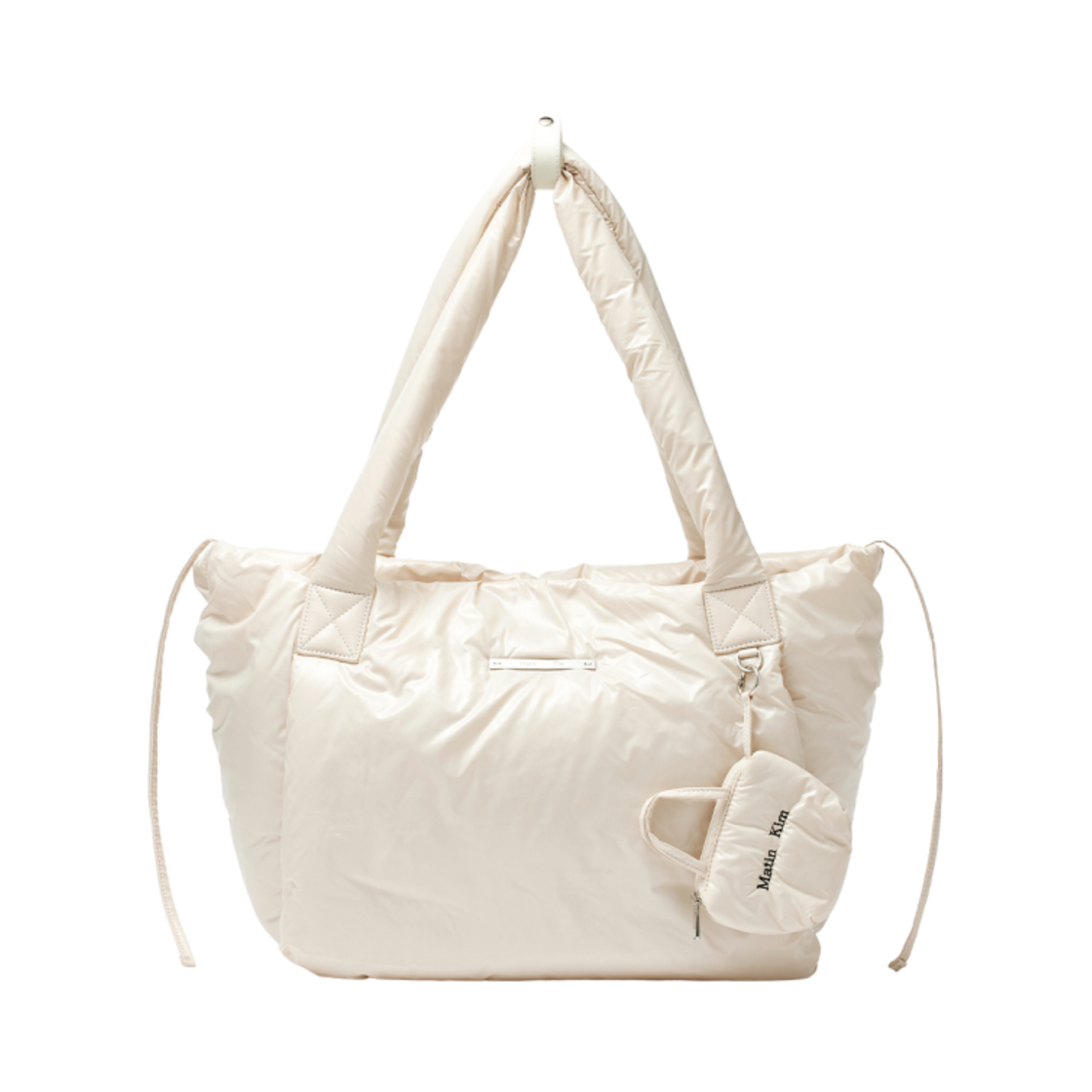 MK249OBG069MLE Matin Kim Matin Big Puffer Bag Light Beige